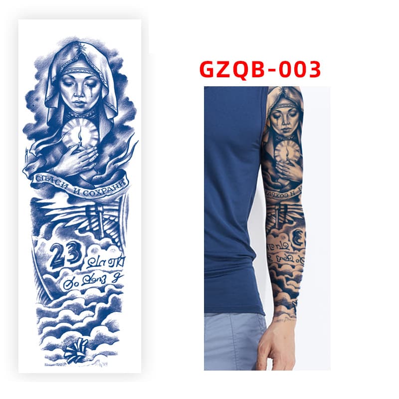 Herbal Juice Full Arm Tattoo Sticker(155mm*465mm)GZQB003