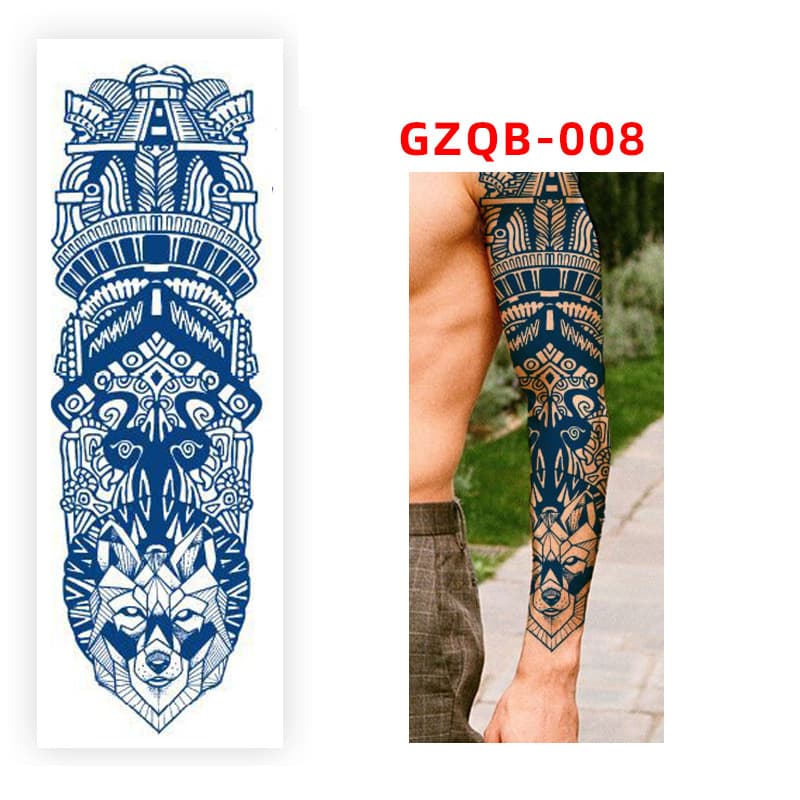 Herbal Juice Full Arm Tattoo Sticker(155mm*465mm)GZQB008