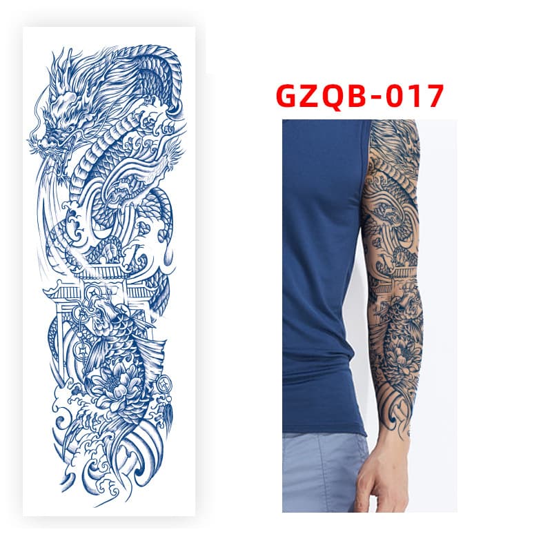 Herbal Juice Full Arm Tattoo Sticker(155mm*465mm)GZQB017