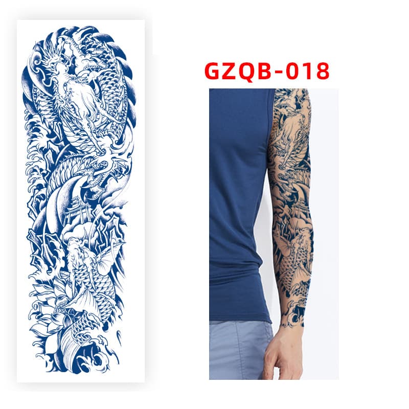 Herbal Juice Full Arm Tattoo Sticker(155mm*465mm)GZQB018