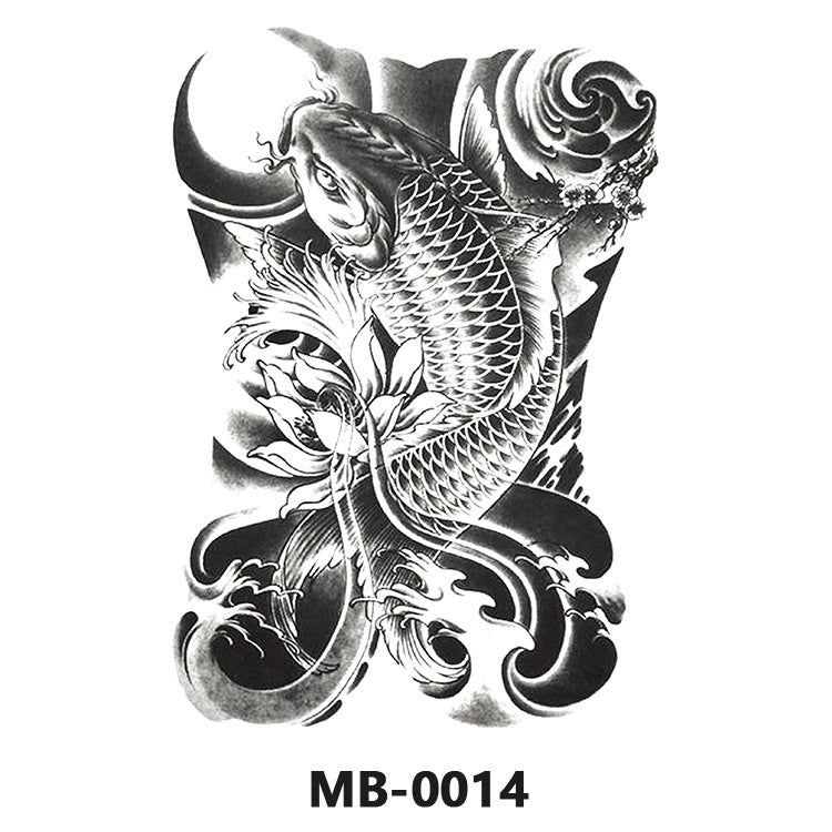 Colorful Back Tattoo Sticker (320mm*480mm) MB0014