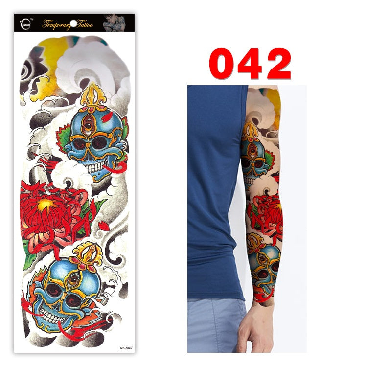 Full Arm Waterproof Tattoo Stickers 042