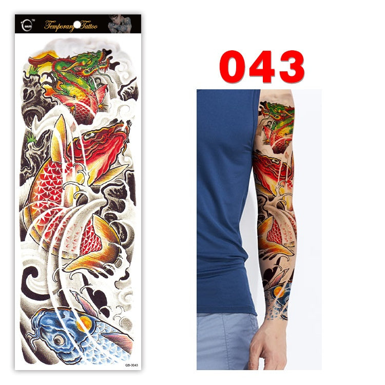 Full Arm Waterproof Tattoo Stickers 043