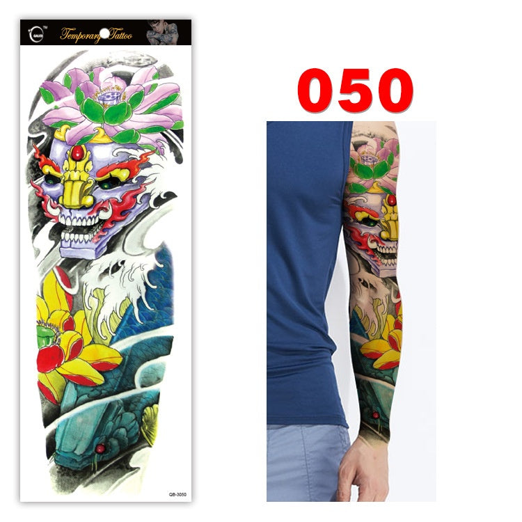 Full arm tattoo sticker color tattoo sticker waterproof tattoo sticker 050