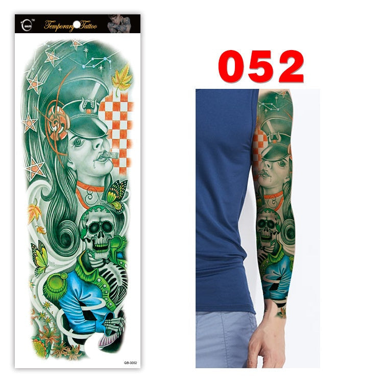 Full arm tattoo sticker color tattoo sticker waterproof tattoo sticker 052