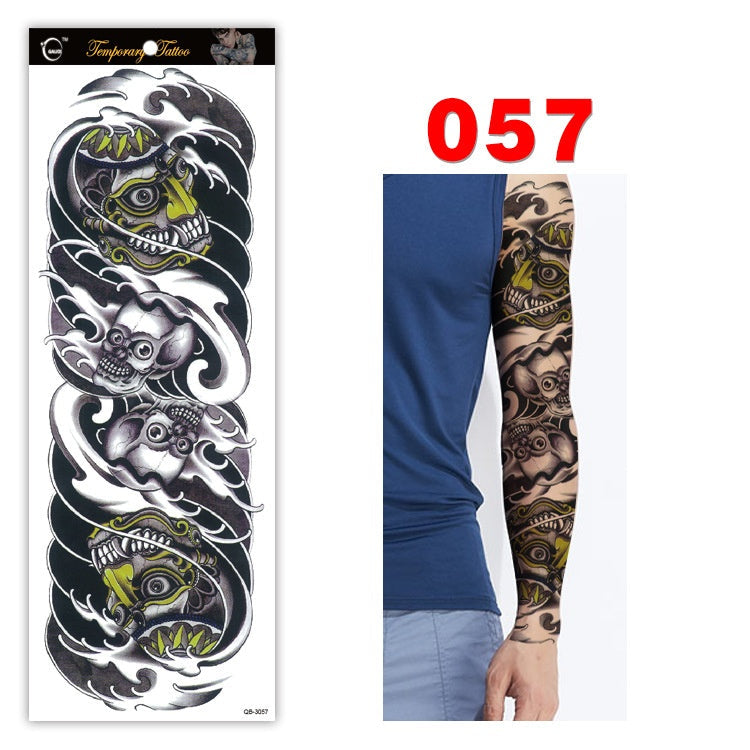 Full arm tattoo sticker color tattoo sticker waterproof tattoo sticker 057