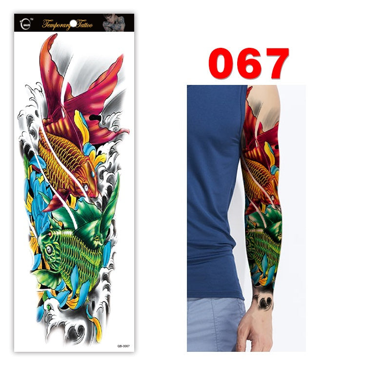 Full arm tattoo sticker color tattoo sticker waterproof tattoo sticker 067