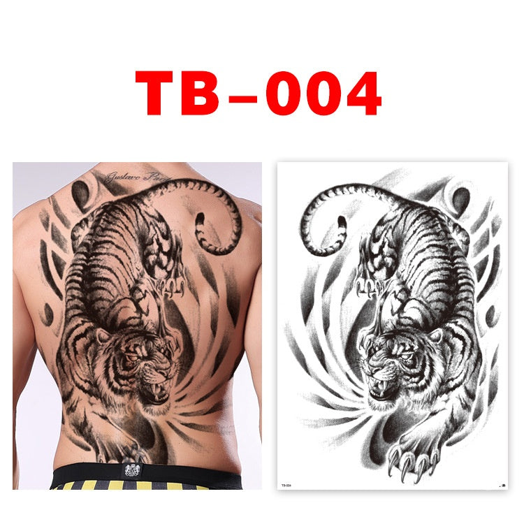 Colorful Back Tattoo Sticker (320mm*480mm) TB004