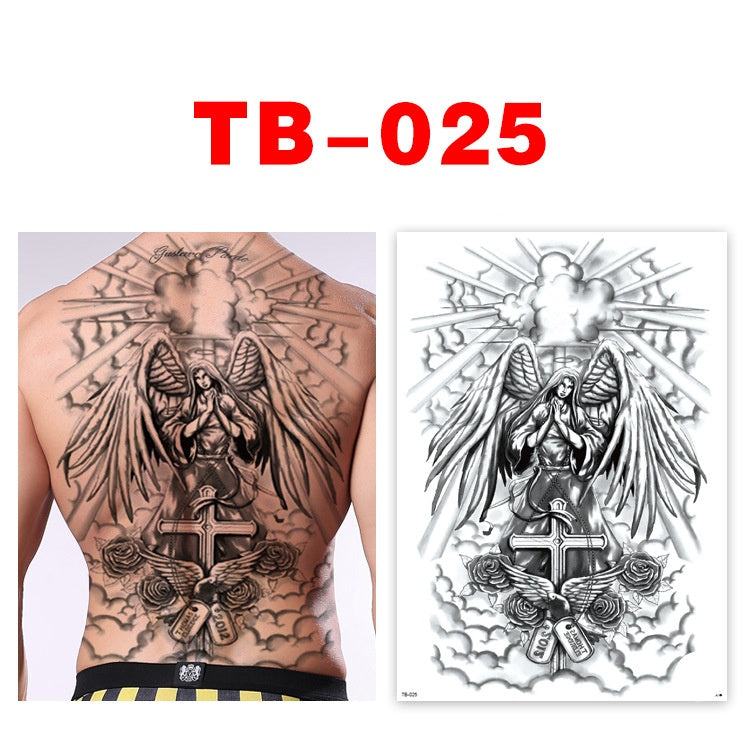 Colorful Back Tattoo Sticker (320mm*480mm) TB025