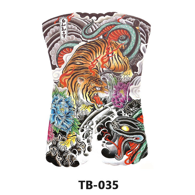 Colorful Back Tattoo Sticker (320mm*480mm) TB035