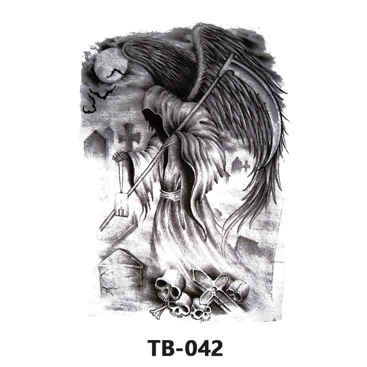 Colorful Back Tattoo Sticker (320mm*480mm) TB042