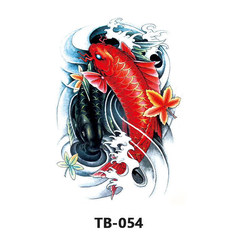 Colorful Back Tattoo Sticker (320mm*480mm) TB054