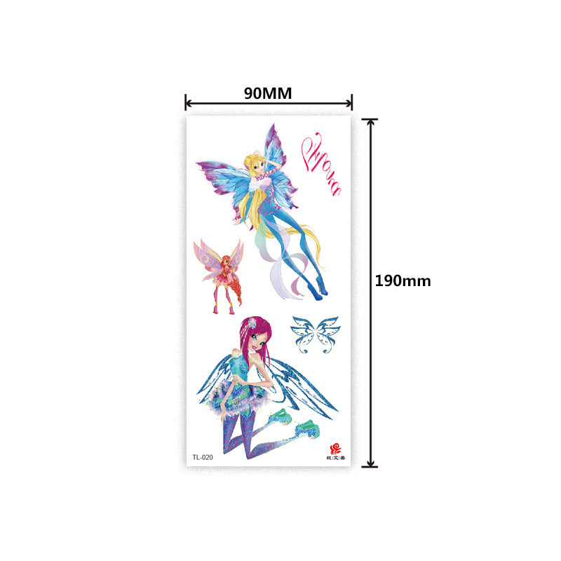 Colorful Half Arm Tattoo Sticker (90mm*190mm) 020