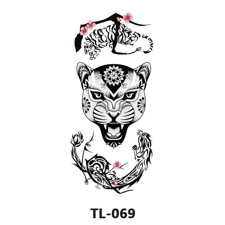 Colorful Half Arm Tattoo Sticker (90mm*190mm) 069