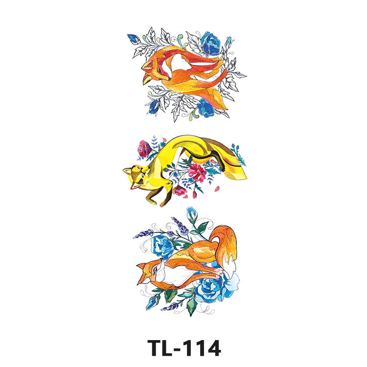 Colorful Half Arm Tattoo Sticker (90mm*190mm) 114